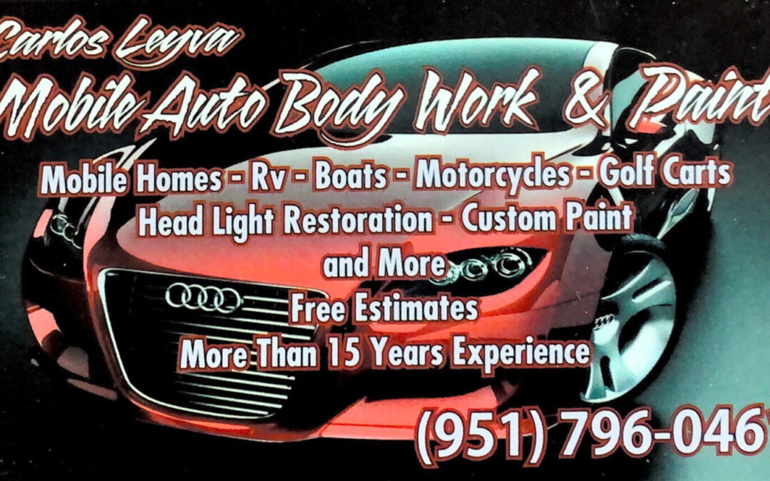 Carlos Leyva – Mobile Auto Body Work & Paint